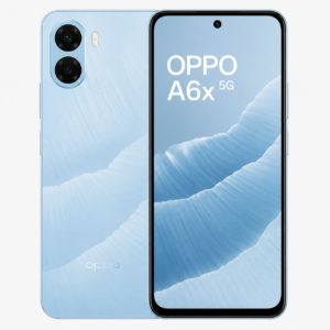 OPPO A6x 5G (4GB RAM, 128GB Storage) – Olive Green & Ice Blue
