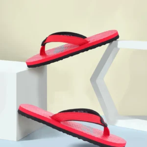 Sparx Men's Comfort Flip Flops | Red Casual Slippers | Lightweight Daily Wear Thong Sandals