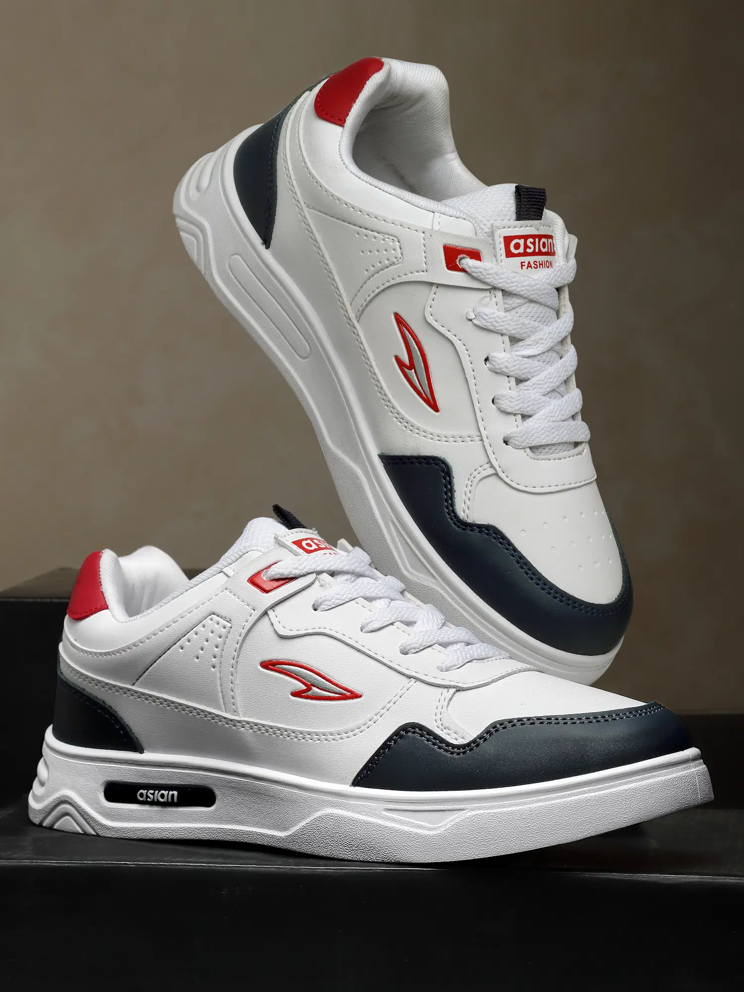 ASIAN BOSTON-01 Navy Men's Sneakers