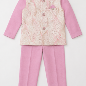 Boys Premium Indo Western Ethnic Wear Set | Designer Waistcoat with Kurta & Pant | Party Wear for Kids