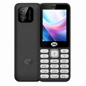 itel, model- it5027 Slim with 2.4" Big Display, Type-C Charger, Ultra-Slim with 11mm Thickness & VGA Rear Camera | Black