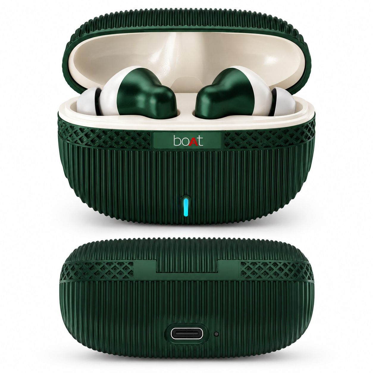 boAt Nirvana Buds Core TWS Bluetooth Wireless Earbuds – Deep Green - Image 5