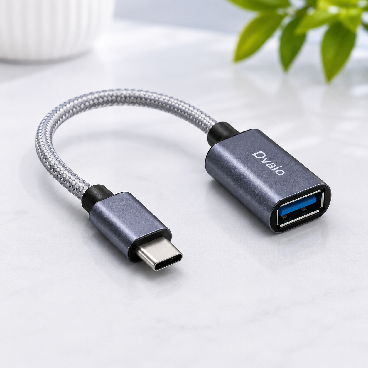 Dvaio USB Type-C OTG Adapter Cable | High-Speed Data Transfer - Image 2