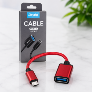 Dvaio USB 3.0 Micro USB OTG Adapter Cable | Micro USB A Cable | High-Speed Data Transfer