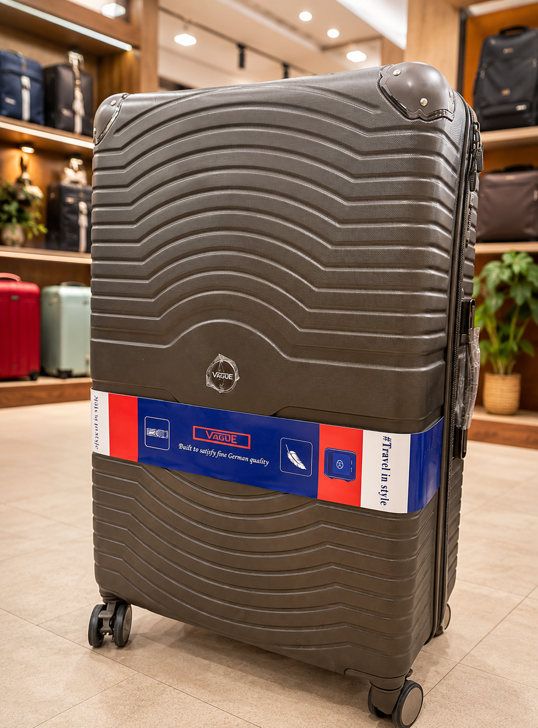 VAGUE Premium Hard Shell Travel Trolley Luggage Suitcase - Image 4