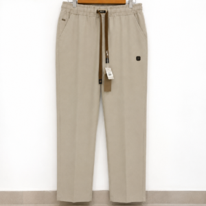 Men's Casual Elastic Waist Straight Fit Trouser
