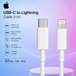 Apple USB-C to Lightning Cable – Fast Charging & Data Sync Cable