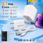 Dev Power CH-24 20W Fast Mobile Charger with USB-A to Micro USB (V8)