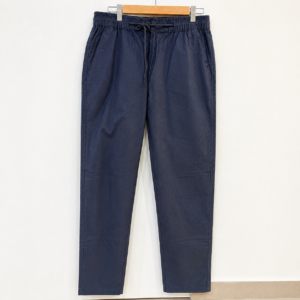 Men's Dark Slate Blue Drawstring Casual Trousers