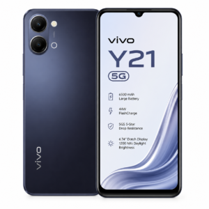 Vivo Y21 5G | 6500mAh Battery • 44W FlashCharge • 6.74" HD+ Display • AI Dual Camera