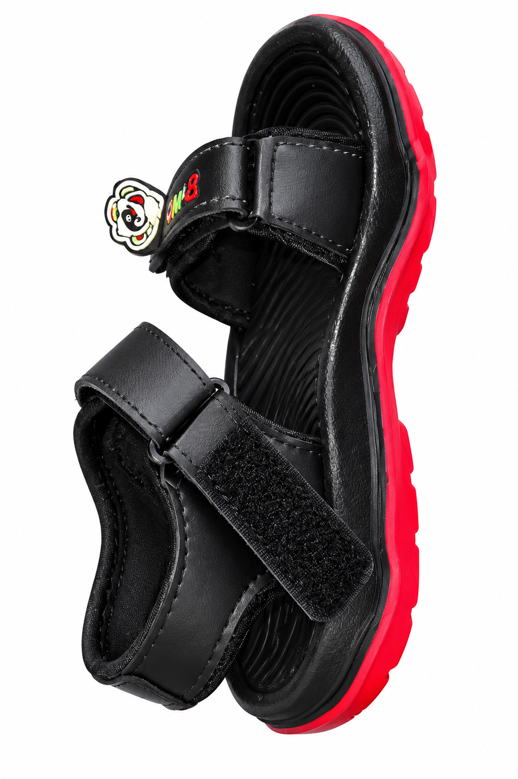 Kids Cartoon Velcro Sandals – Black Casual Comfort Sandals for Boys & Girls - Image 4