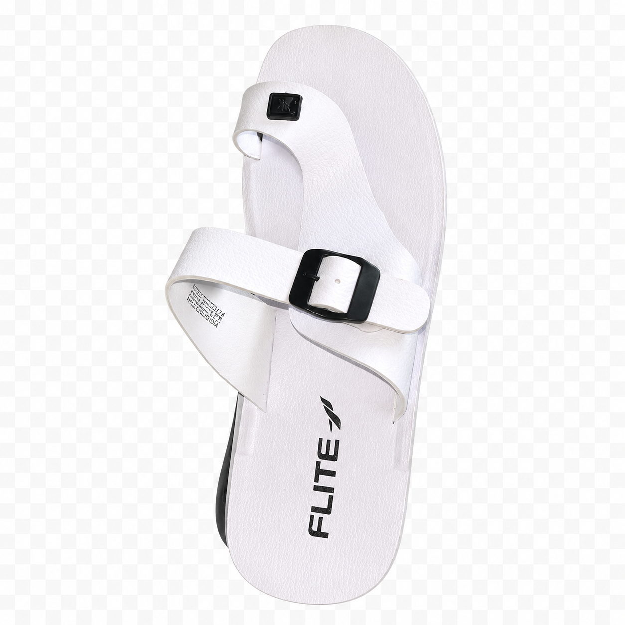 FLITE Men's White Casual Comfort Slides - Image 2