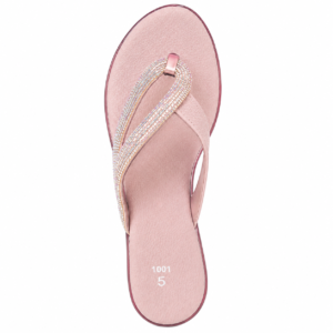 Mannat Women's Elegant Rhinestone Flip Flop Sandal – Model 1001