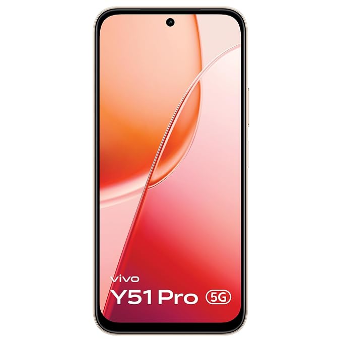 Vivo y51 pro 5G Smartphone | 8GB RAM + 128GB Storage | 7200mAh Battery | 50MP AI Camera | 6.75" HD+ Display | Dual SIM | Noble Gold - Image 6