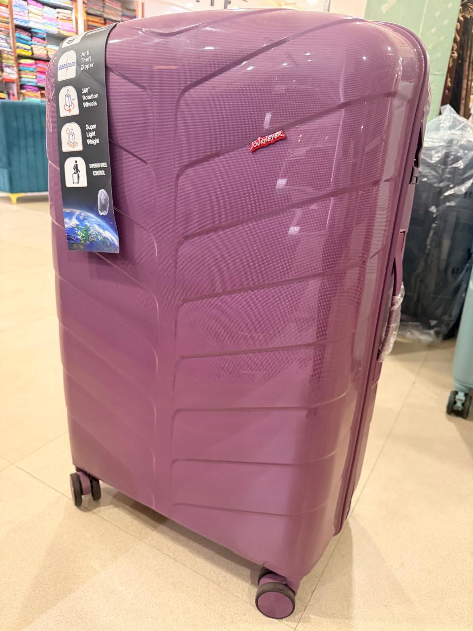 JOURNEYER Hard Shell Trolley Luggage Bag 28 Inch – Dusty Purple - Image 2