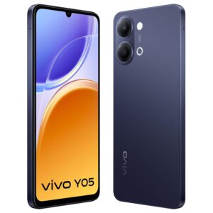 Vivo Y05 (4GB RAM, 64GB Storage) | 6500mAh Battery | 6.74" HD+ Display | Dual SIM | Midnight Blue