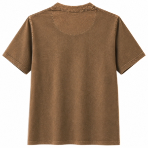 Men’s Denim Washed Henley T-Shirt