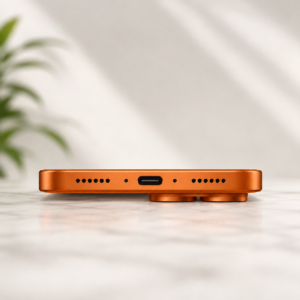 Oneme FM-1 17 Pro Max Smartphone – 4GB RAM, 64GB ROM, 5000mAh Battery, 16MP Rear Camera, Orange