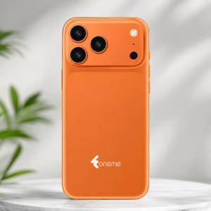 Oneme FM-1 17 Pro Max Smartphone – 4GB RAM, 64GB ROM, 5000mAh Battery, 16MP Rear Camera, Orange
