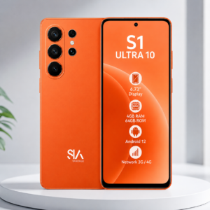 S1 Ultra 10 4G Smartphone, Orange, 4GB RAM, 64GB ROM