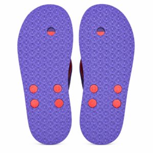 TOWER Girls Kids Red & Navy Flip-Flops