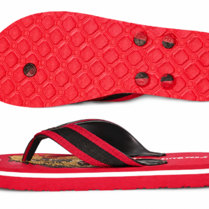 FELEXLITE Sky Fighter Red & Black Kids Flip-Flops for Girls