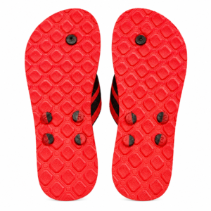 FELEXLITE Sky Fighter Red & Black Kids Flip-Flops for Girls