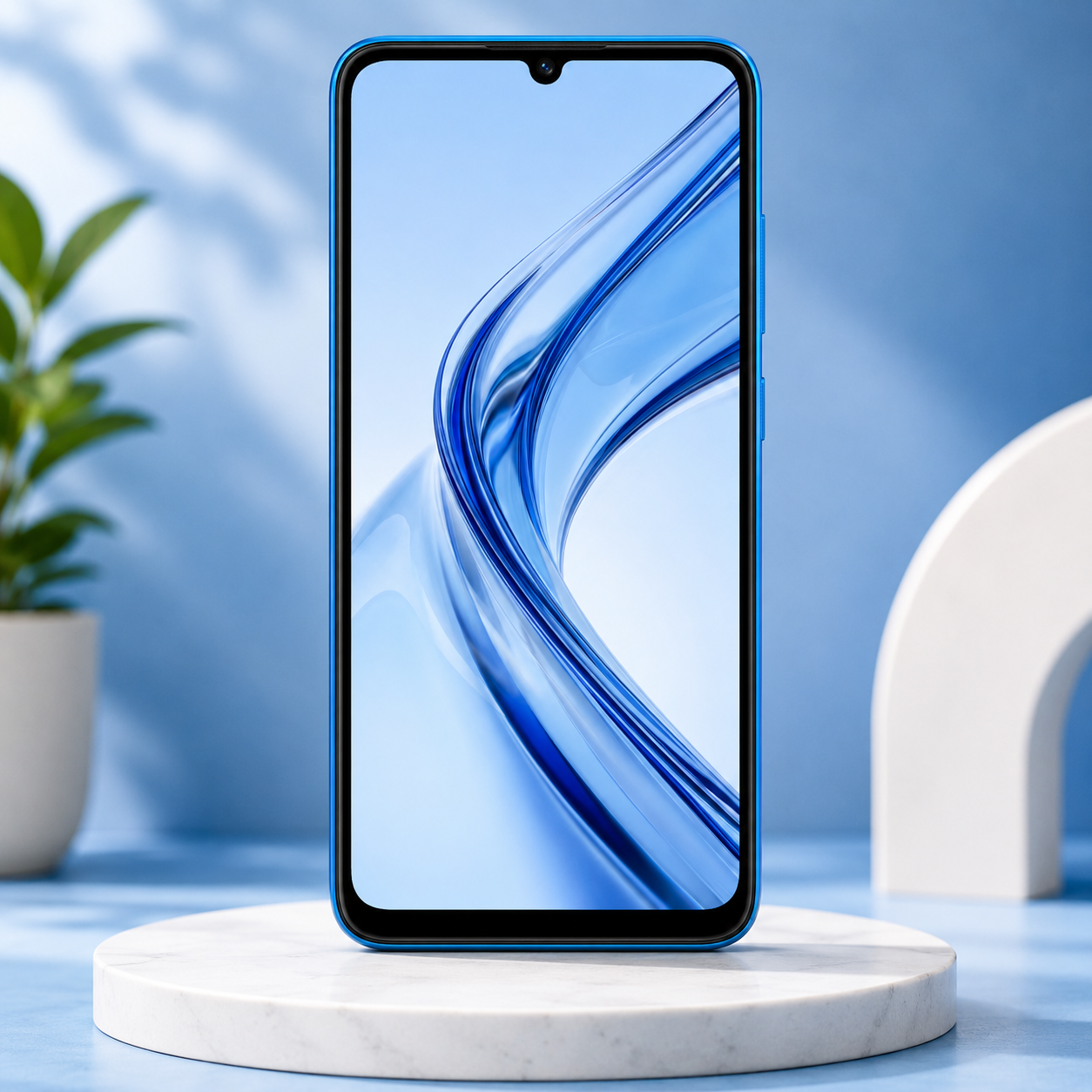 HMD Vibe2 5G Smartphone, 4GB RAM, 128GB Storage, Nordic Blue - Image 4