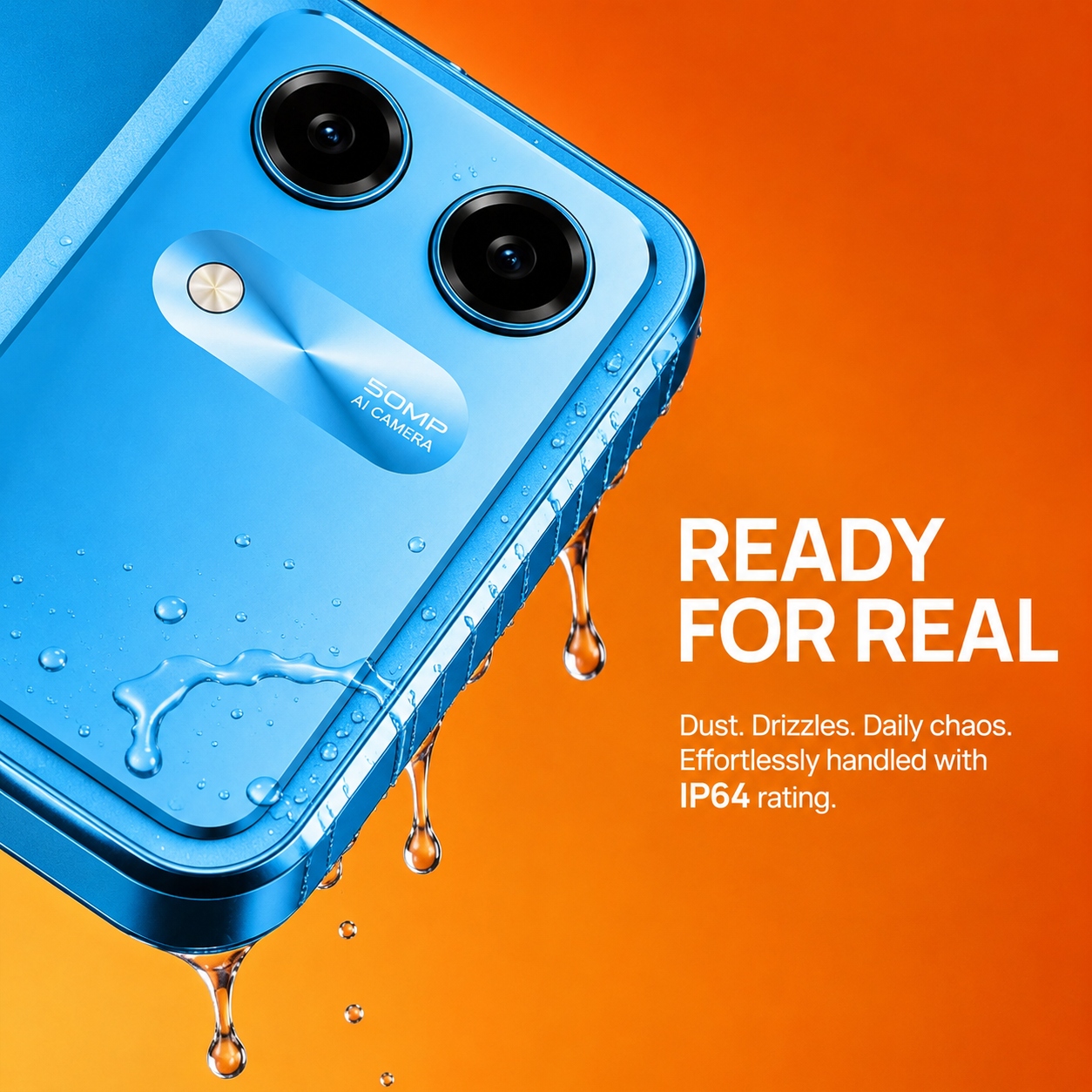 HMD Vibe2 5G Smartphone, 4GB RAM, 128GB Storage, Nordic Blue - Image 10