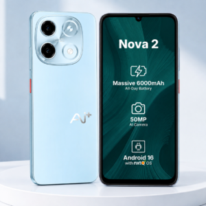 Ai+ Nova 2 5G Smartphone (6GB RAM |128GB Storage) – Blue