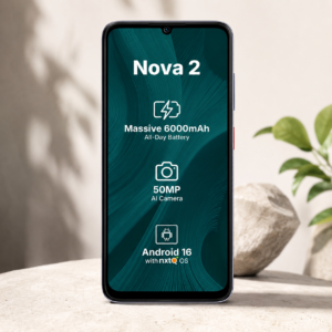 Ai+ Nova 2 5G Smartphone (6GB RAM |128GB Storage) – Blue