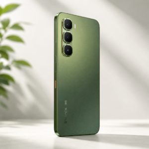 Infinix HOT 60 5G+ (Tundra Green, 6GB RAM, 128GB Storage) | 90FPS Gaming | 500K+AnTuTu Score | One-Tap AI Button | Infinix AI