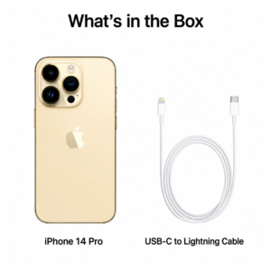 Apple iPhone 14 Pro – 128GB Gold (2 Months Used)