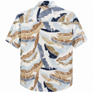 Men's Abstract Print Casual Half Sleeve Shirt