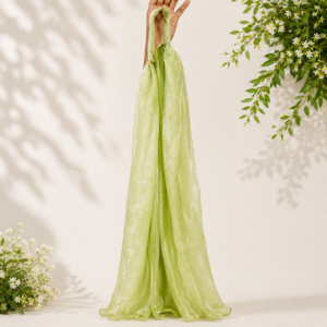 Women's Embroidered Kurti with Palazzo & Dupatta Set – Light Green