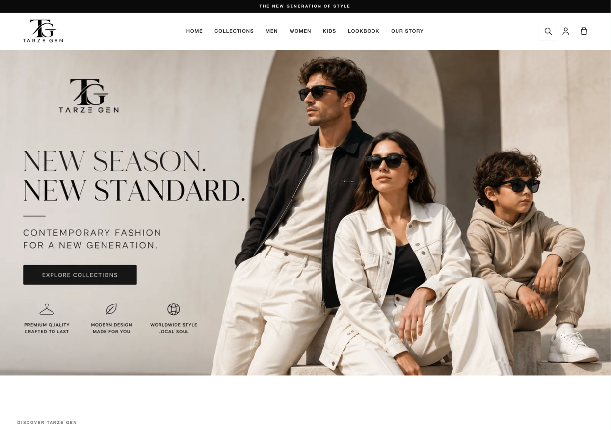 Tarze Gen Website