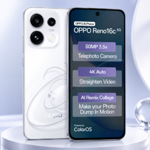 OPPO Reno16c 5G – Starry White