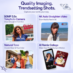 OPPO Reno16c 5G – Starry White