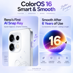OPPO Reno16c 5G – Starry White