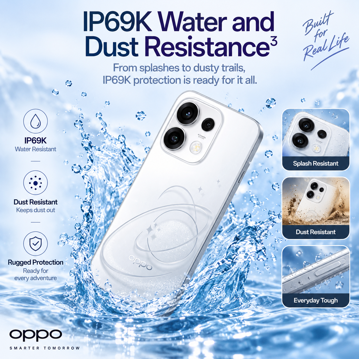 OPPO Reno16c 5G – Starry White - Image 9