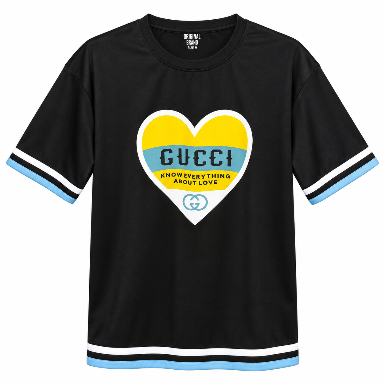 Men’s New Style Black Printed Crew Neck T-Shirt - Image 4