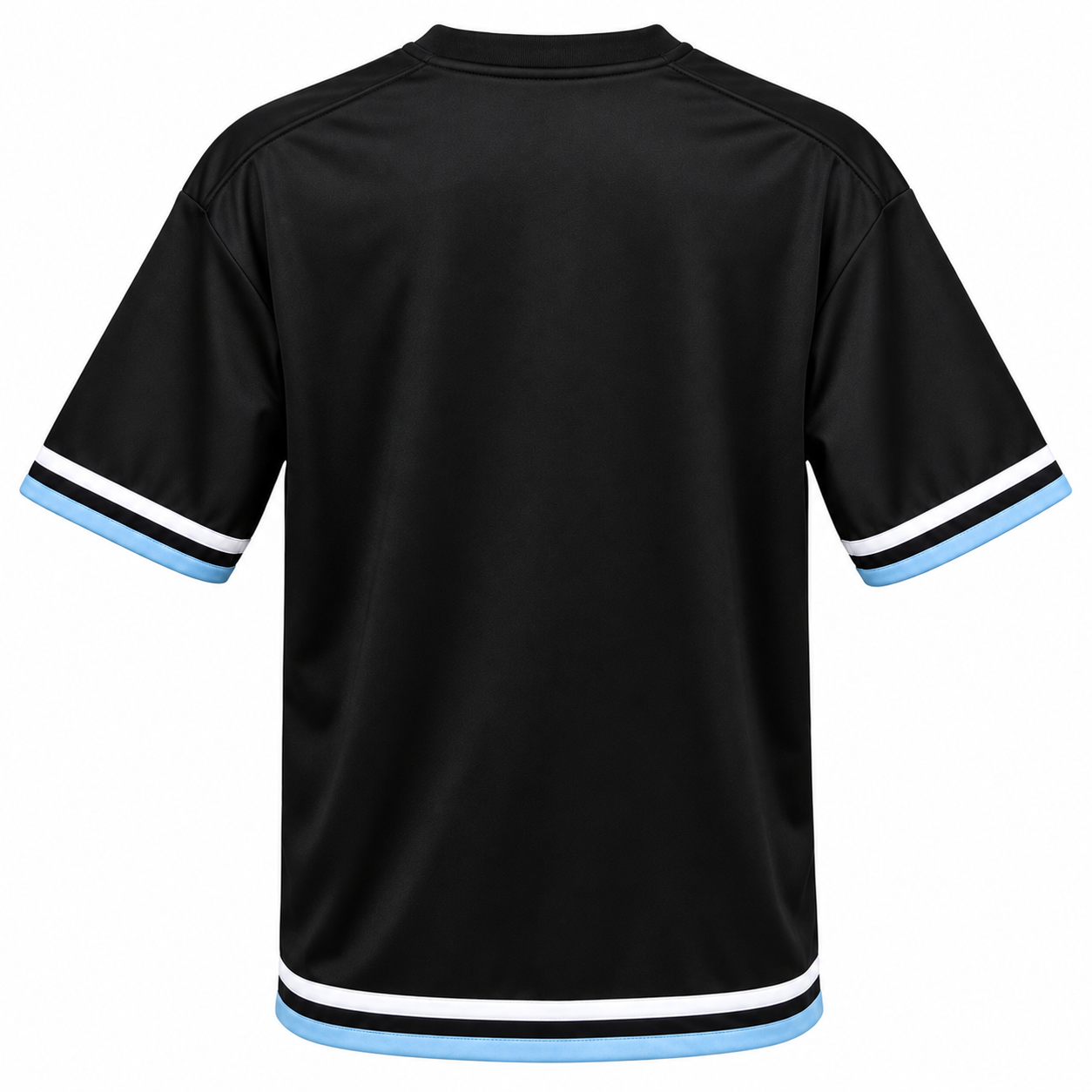 Men’s New Style Black Printed Crew Neck T-Shirt - Image 5