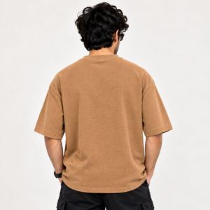 Men’s Fadded German Waffle Knit T-Shirt