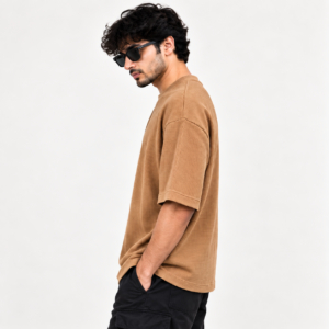 Men’s Fadded German Waffle Knit T-Shirt