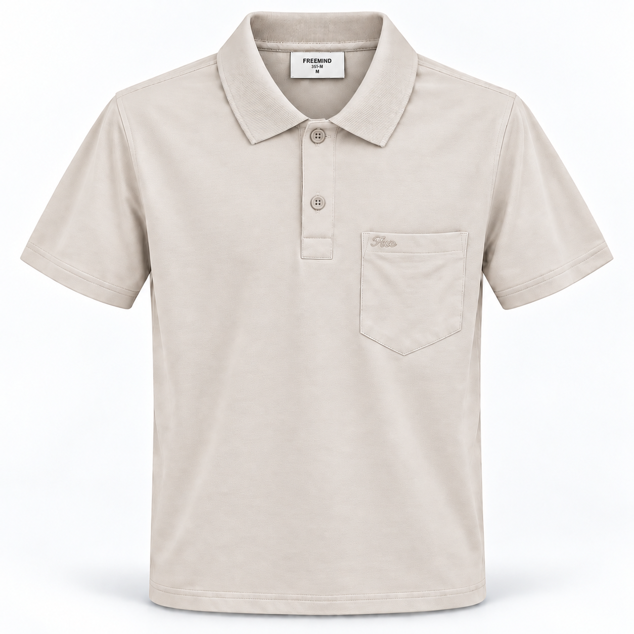 FREEMIND Men's Solid Polo T-Shirt | Regular Fit | Short Sleeve - Image 12