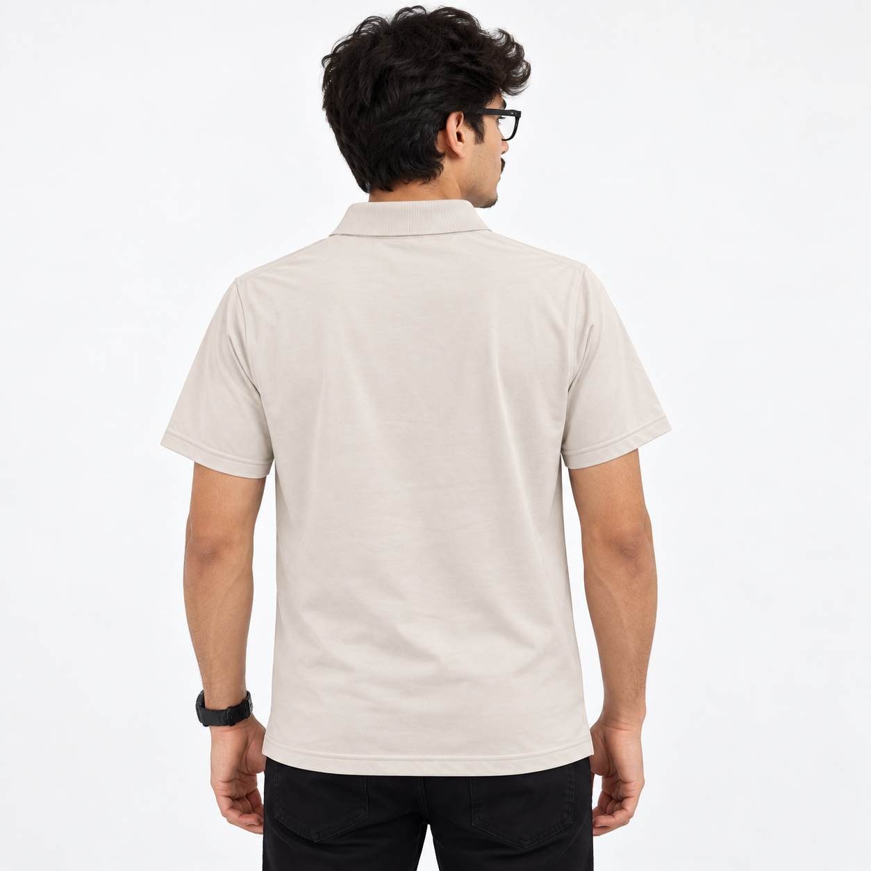 FREEMIND Men's Solid Polo T-Shirt | Regular Fit | Short Sleeve - Image 11