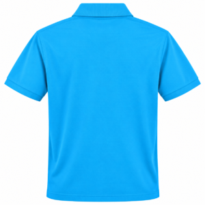 Bumchums Men's Solid Sky Blue Polo T-Shirt | Cotton Rich | Regular Fit | Size S