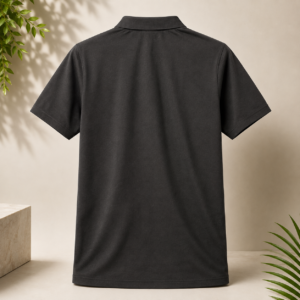 Free Mind Menβs Solid Black T-Shirt with Pocket | Regular Fit