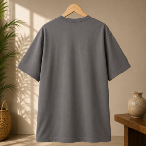 Men’s Grey Graphic T-Shirt | Round Neck | Half Sleeve