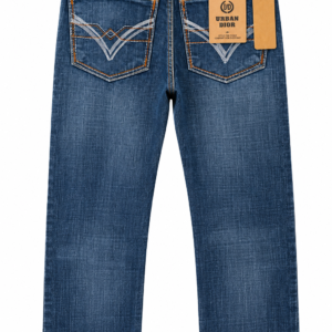 Urban Dior Blue Straight Fit Denim Jeans